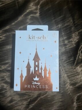 Kitsch Satin Disney Princess King Pillowcase